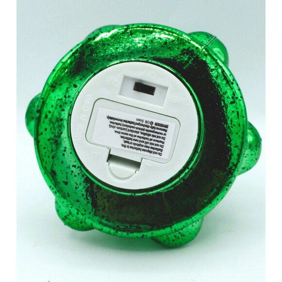 Green Metallic Ceramic Light-Up Christmas Tree OB Soen 2015 - Picture 5 of 5